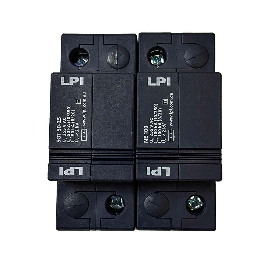 Bộ Chống Sét lan truyền nguồn 1 pha - SGT50-25+NE100